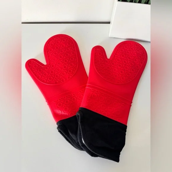 New Silicone Professional Oven Gloves Heat Resistant - Picture 10 of 10